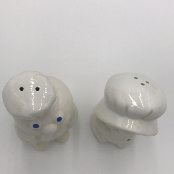 ❤️Vintage Pillsbury dough boy and girl salt and pepper shakers. So unique! - Picture 3 of 7